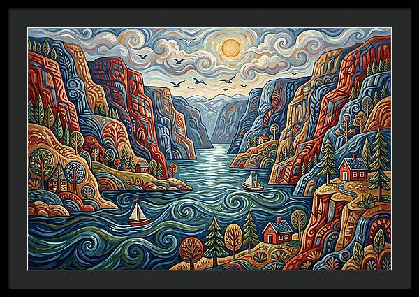 Fjord Landscape Serenity