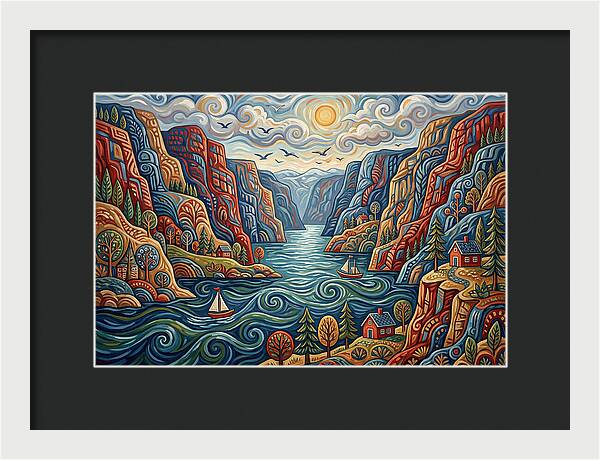 Fjord Landscape Serenity
