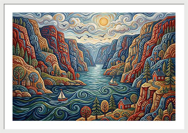 Fjord Landscape Serenity