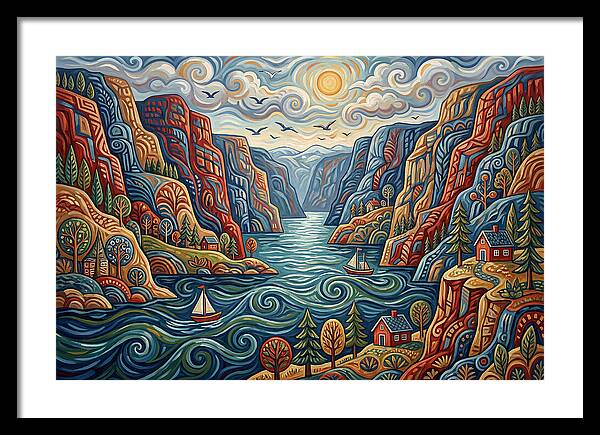 Fjord Landscape Serenity