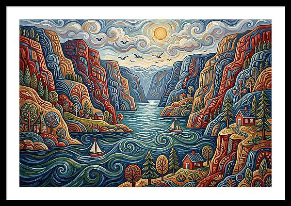 Fjord Landscape Serenity