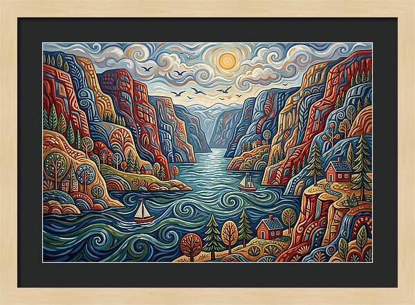 Fjord Landscape Serenity
