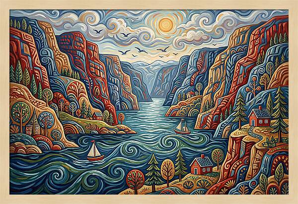 Fjord Landscape Serenity