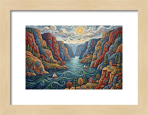 Fjord Landscape Serenity