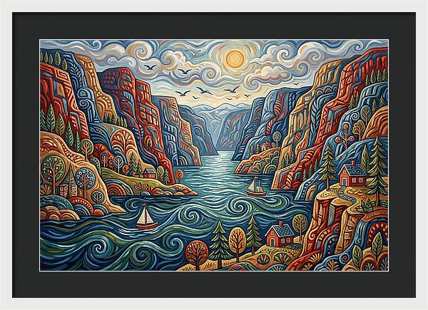 Fjord Landscape Serenity