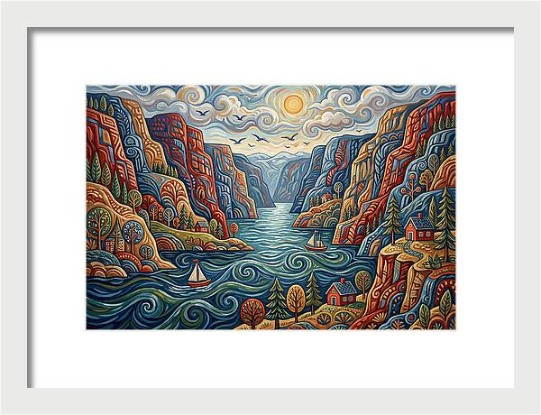 Fjord Landscape Serenity