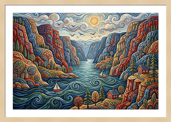 Fjord Landscape Serenity