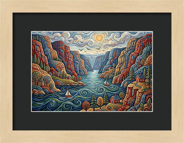 Fjord Landscape Serenity