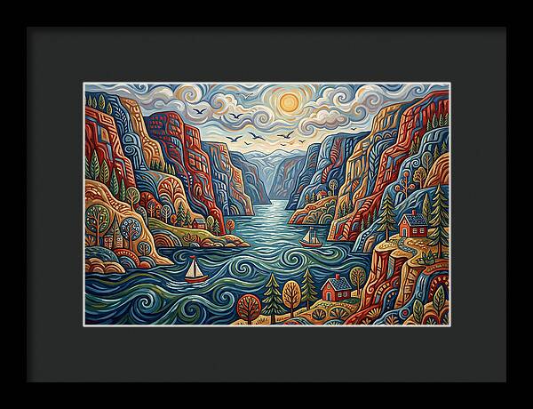 Fjord Landscape Serenity
