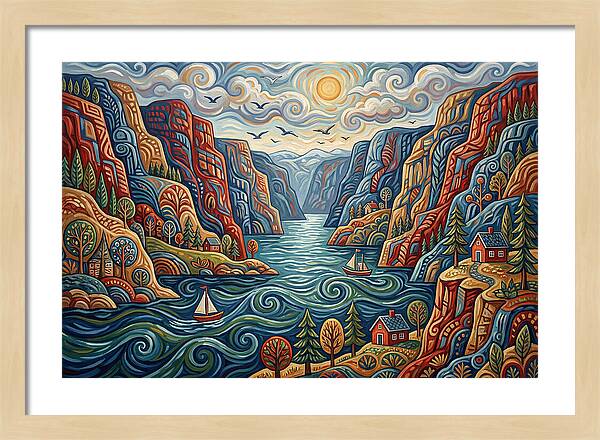 Fjord Landscape Serenity