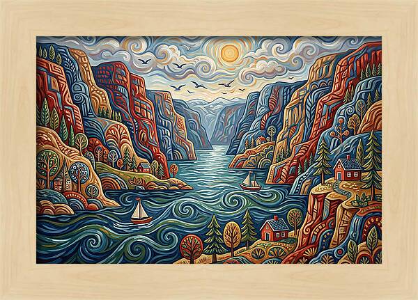 Fjord Landscape Serenity