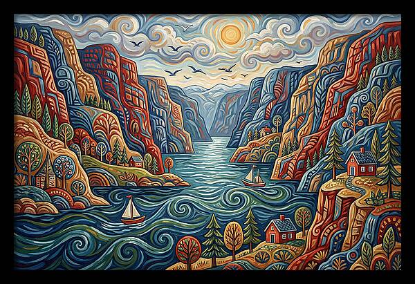 Fjord Landscape Serenity