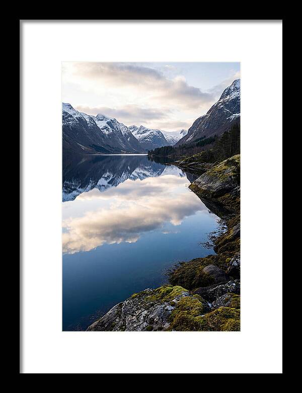 Fjord Reflections In Norway