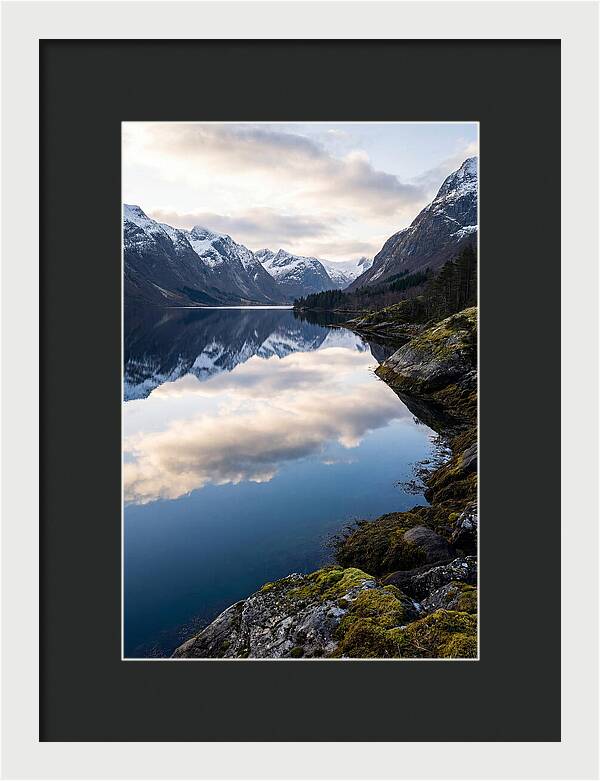 Fjord Reflections In Norway