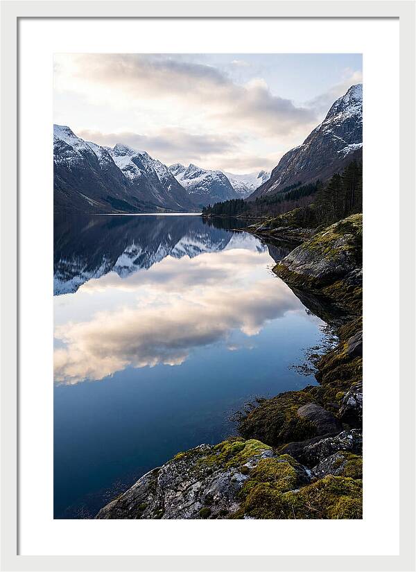 Fjord Reflections In Norway