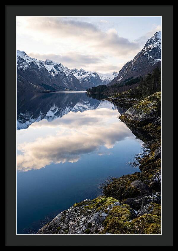 Fjord Reflections In Norway