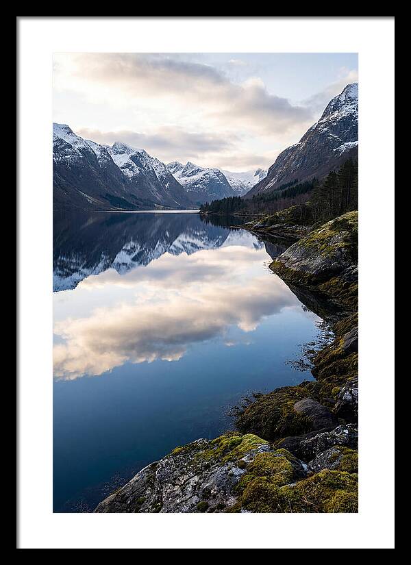 Fjord Reflections In Norway