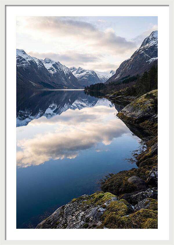 Fjord Reflections In Norway