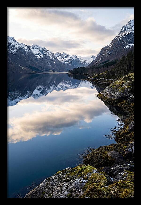 Fjord Reflections In Norway