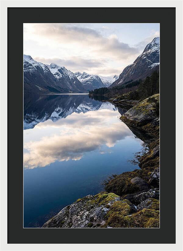 Fjord Reflections In Norway