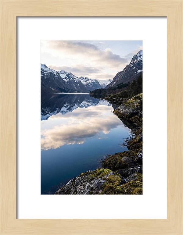 Fjord Reflections In Norway
