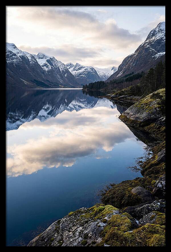Fjord Reflections In Norway