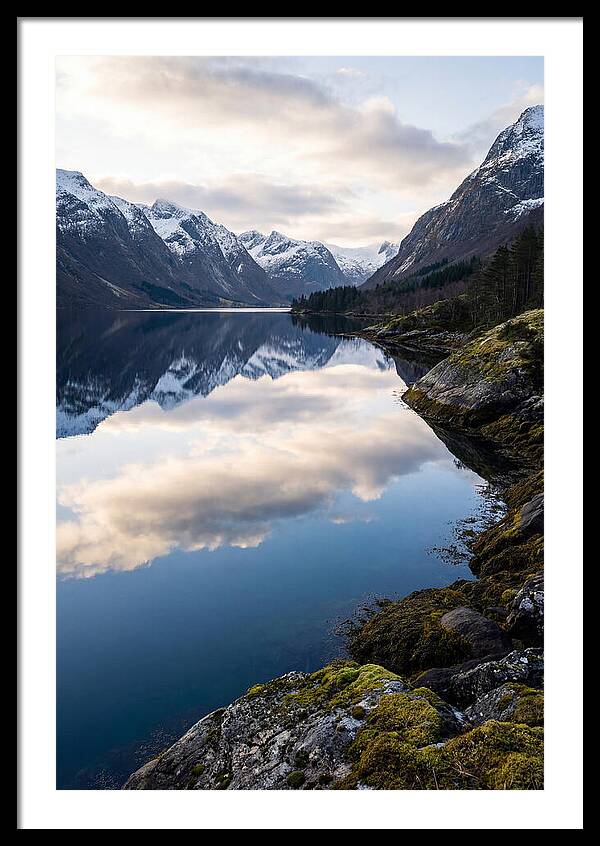 Fjord Reflections In Norway