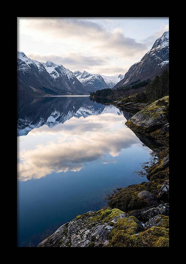 Fjord Reflections In Norway