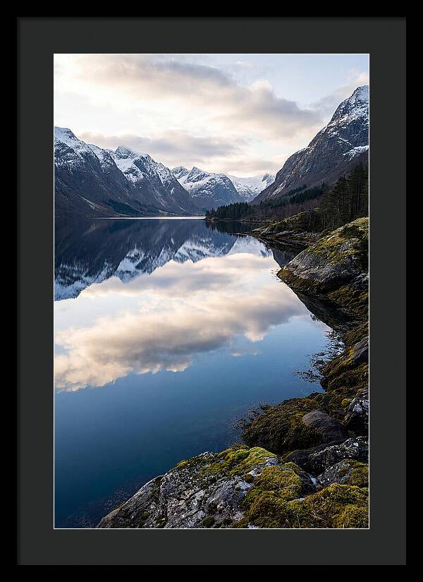Fjord Reflections In Norway