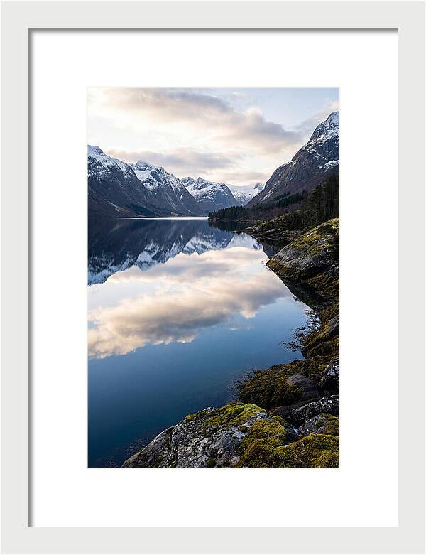 Fjord Reflections In Norway