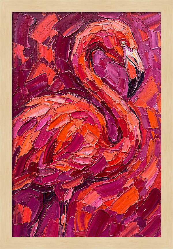 Flamingo In Vibrant Hues