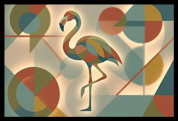 Flamingo Standing Gracefully