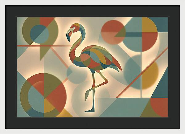 Flamingo Standing Gracefully