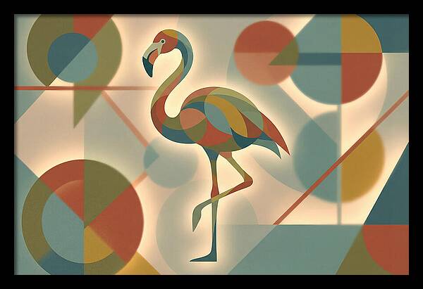 Flamingo Standing Gracefully
