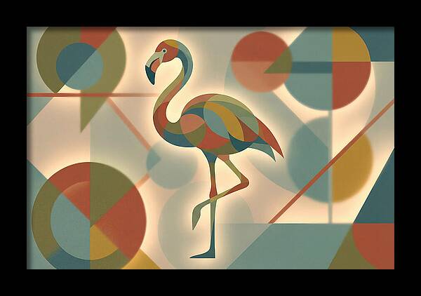 Flamingo Standing Gracefully