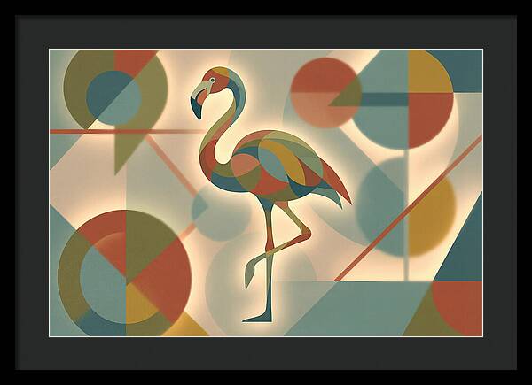 Flamingo Standing Gracefully