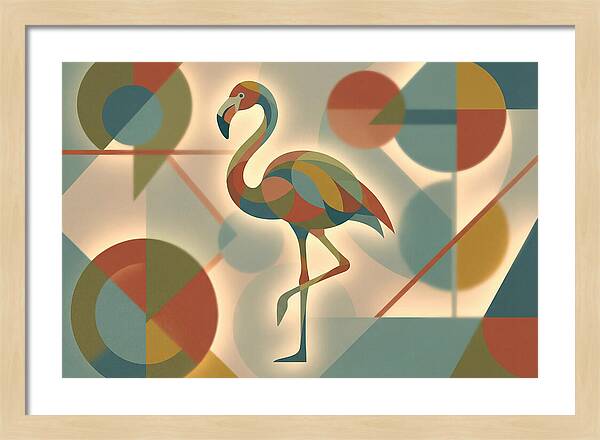 Flamingo Standing Gracefully