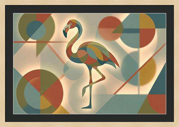 Flamingo Standing Gracefully