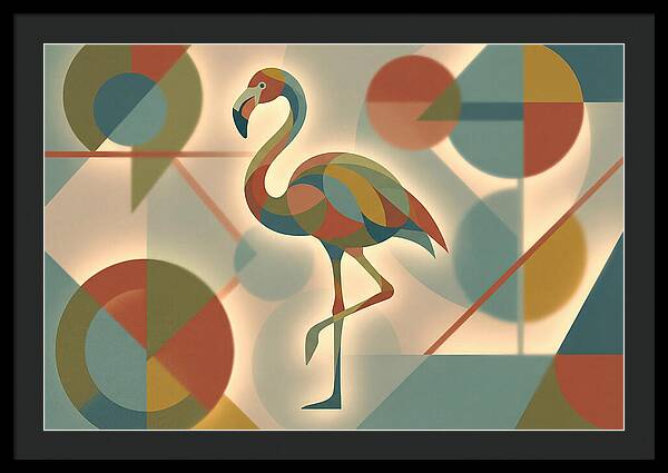 Flamingo Standing Gracefully