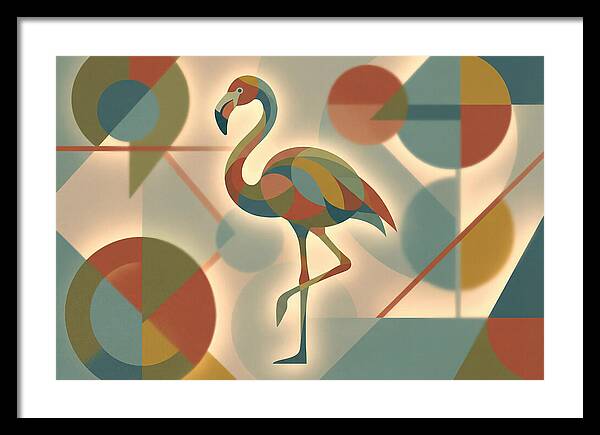 Flamingo Standing Gracefully