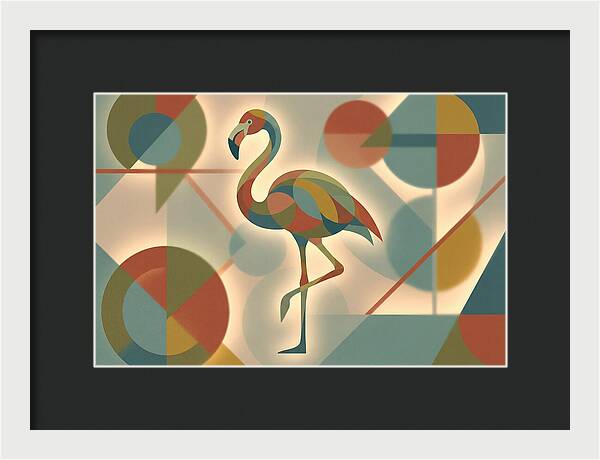 Flamingo Standing Gracefully
