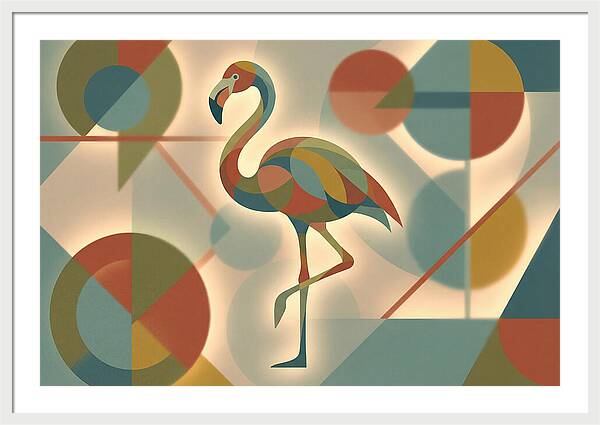 Flamingo Standing Gracefully