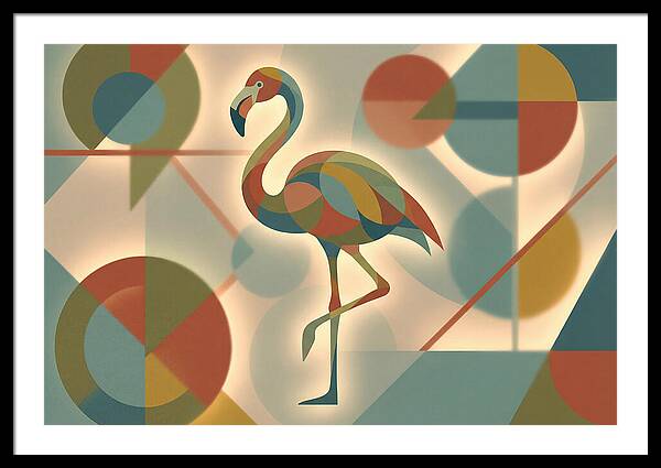 Flamingo Standing Gracefully