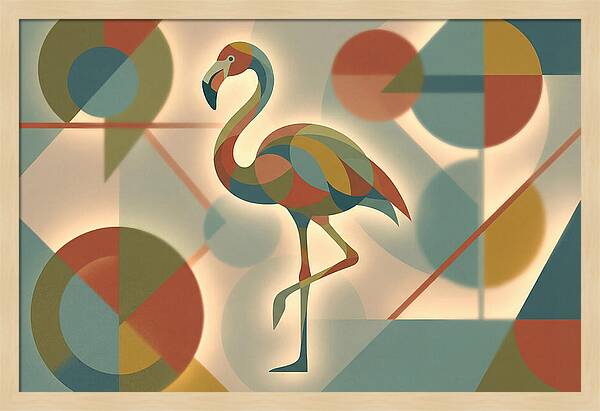 Flamingo Standing Gracefully