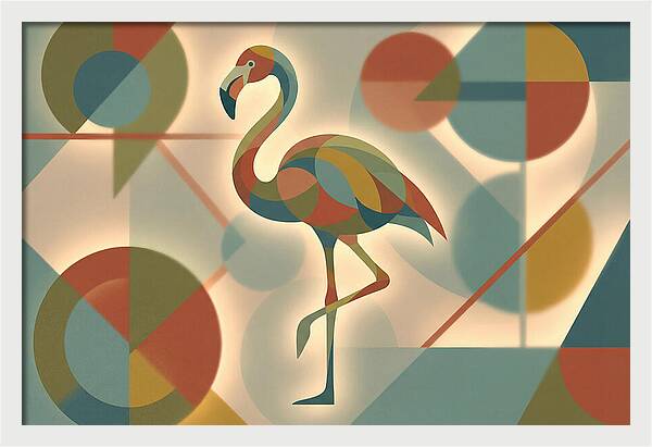 Flamingo Standing Gracefully