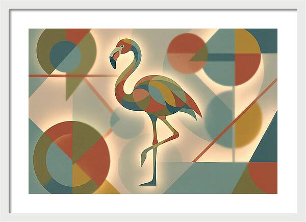 Flamingo Standing Gracefully