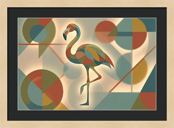 Flamingo Standing Gracefully