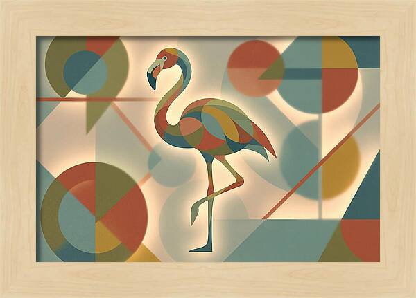 Flamingo Standing Gracefully