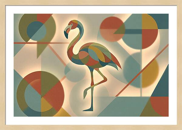 Flamingo Standing Gracefully