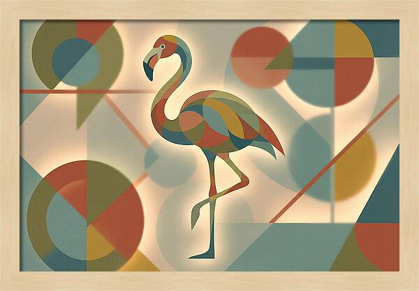Flamingo Standing Gracefully